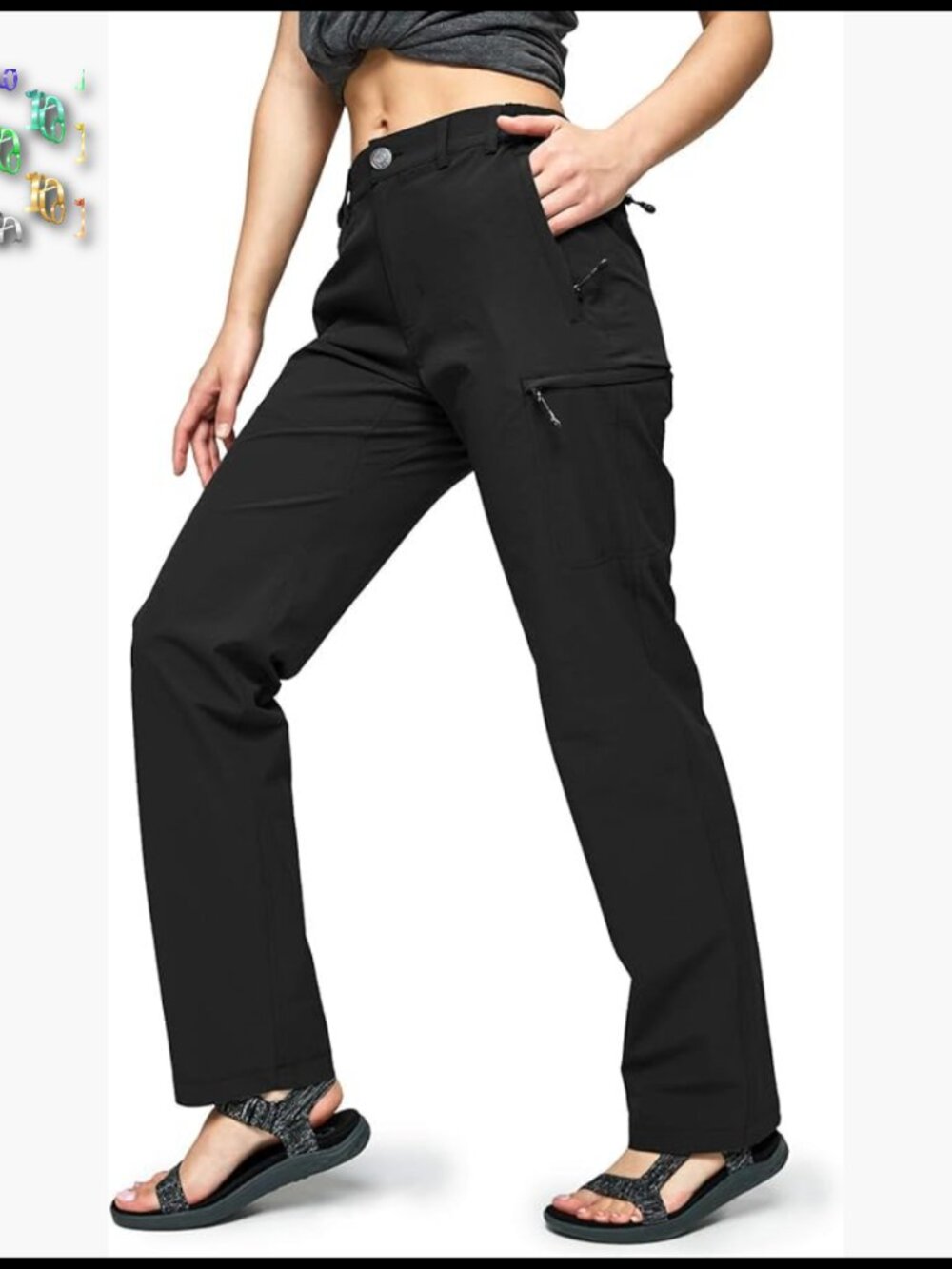 Quick Dry Hiking Cargo Pants Lightweight Tactical Outdoor Stretchy Water